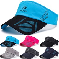 Men Women Outdoor Summer Sport Adjustable Cap Sun Visor Hat Tennis Golf Headband