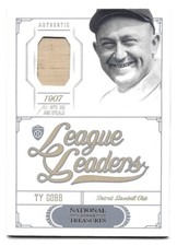 TY COBB game used bat relic numbered 23 of 99 national treasure panini
