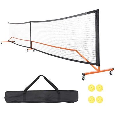 Uimoso 22FT Regulation Size Portable Pickleball Net System with Balls Wheels - Image 1 of 4