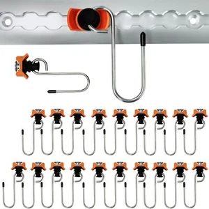 Accesorio con gancho para carriles aéreos resistente hasta 50kg 1 -20 unidades Airline   - Imagen 1 de 18