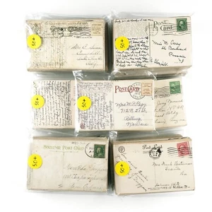 Vintage & Antik 50+ Postkarten Lot - alle vor 1950 verschickt - gebrauchte Postkarten - Bild 1 von 4