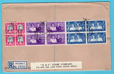 SUDÁFRICA R Cubierta 1947 Visita Real Pretoria a Inglaterra Foto 1 de 2