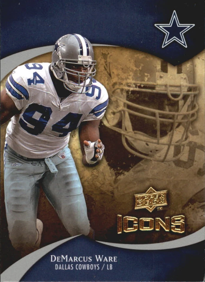 2009 Upper Deck Icons NFL Football Base Singles (Pick Your Cards) - Image 1 of 1