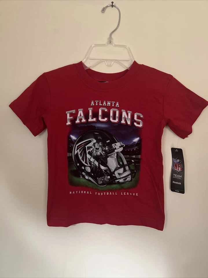 CAMISA MANGA CORTA ATLANTA FALCONS NUEVA CON ETIQUETAS Reebok NIÑOS 4T Foto 1 de 1
