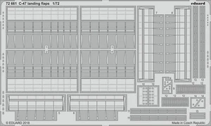 E72661# C-47 landing flaps 1/72 Eduard Photoetch - Imagen 1 de 1