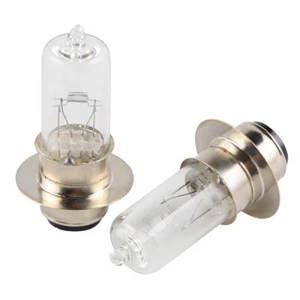 2PCS 35W Clear Halogen Headlight Bulb For Yamaha ATV High Dipped Beam 2 Filament - Bild 1 von 5