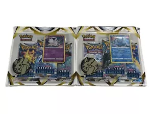 Pokemon Trading Card Game Silver Tempest 6 Packs Total Lot of 2 3-pack Blisters! - Picture 1 of 2