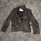 Vintage Avanti Lloyd Elliots Country Club Leather Jacket Womens Small Zip Pocket