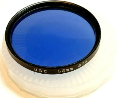 UGC 52mm Lens Filter 80A blue cooling  - Image 1 of 4