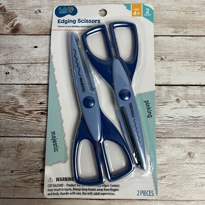 Hello Hobby Edging Scissors Majestic Pinking 2 Pack NIP - Image 1 of 4