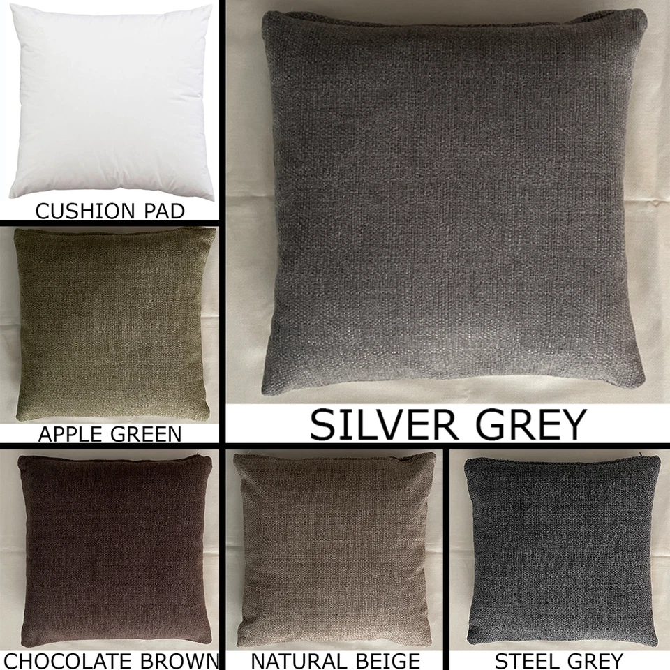 Premium Basket Weave Like Cushion With Pad Insert Handmade Pillow Sofa Bed Decor - Image 1 of 1