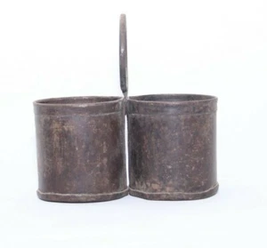 Old Vintage Old Iron Hand Forged Tribal Grain Measurement Pot / Planter ? India - Picture 1 of 6