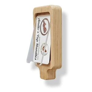 Beer Tap Handle with removable clear cover plate. Made in Oakville, MD, USA - Picture 1 of 8