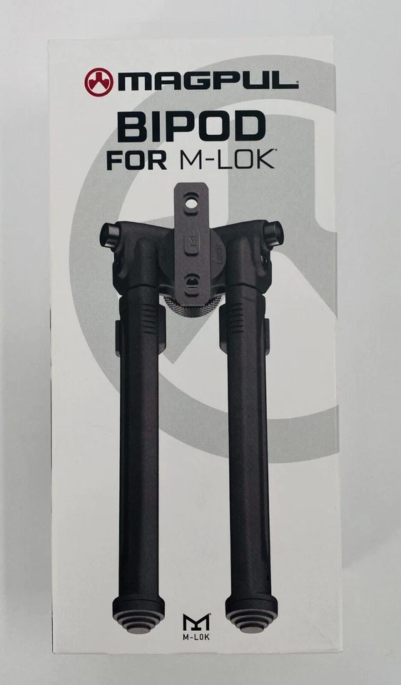Magpul Adjustable Lightweight Rifle Rail M-LOK Shooting Bipod MAG933-BLK Black - Image 1 of 4