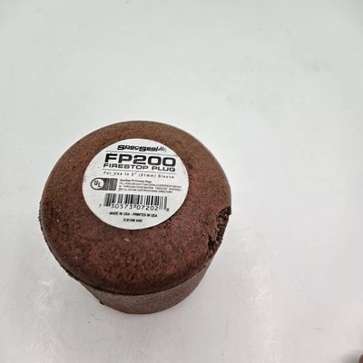 STI SpecSeal FP200 Firestop Plug For Use in 2" Sleeve New Old Stock (Not Hilti)