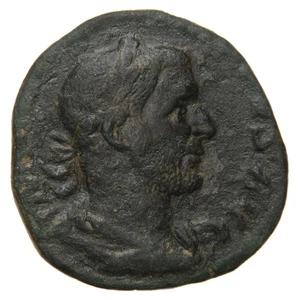 ROMAN EMPIRE - 244-249 AE Sestertius - Philip I - Fides with Standard - Picture 1 of 2