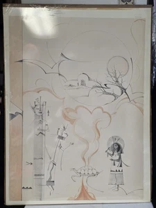 1974 David Chethlahe Paladin signierte Navajo Lithographie Tamarindeninstitut - Bild 1 von 9