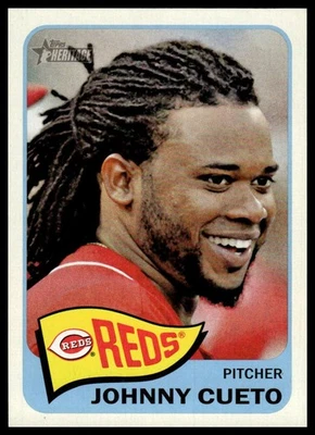 2014 Topps Heritage Johnny Cueto #123 - Image 1 of 2