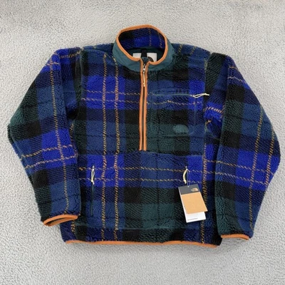 The North Face Jacket Men Small Jacquard Extreme Pile Sherpa Pullover Fleece NWT - Image 1 of 4