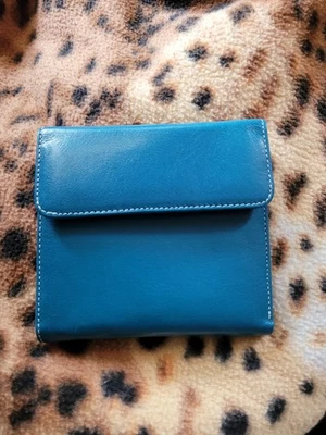 Kate Landry Blue Clutch Wallet Unused - Image 1 of 4