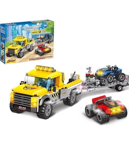 City Race Buggy Transporter Bauset, 324 Teile 3 in 1 City Service Truck Autos - Bild 1 von 5