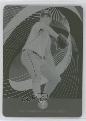 2003 Topps Pristine Printing Plate Cyan 1/1 Bobby Basham #112 Rookie RC - Image 1 of 2