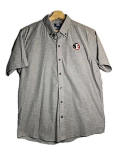 Camisa De Colección Gris Florida State Seminoles Abotonada Manga Corta Para Hombre L Rara - Imagen 1 de 4