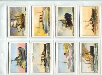 Famous British Ships Series 2 1952 Mills Cigarette Cards - Full Set of 25 Cards - Image 1 of 4