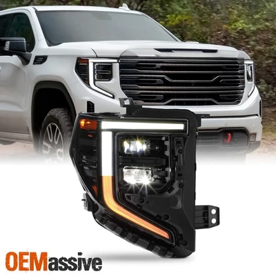 Faro proyector derecho LED DRL para 22-24 GMC Sierra 1500 SLE|Elevation Full LED Foto 1 de 4