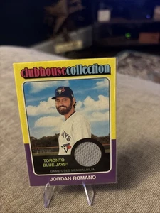 2024 Topps Heritage - Clubhouse Collection Relics Jordan Romano #CCR-JRO (MEM) - Picture 1 of 2