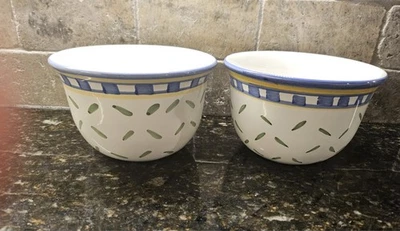 Juego de 2 tazones para todo uso Williams Sonoma Tournesol 6" sopa de cereales Italia Foto 1 de 3