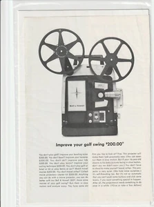 Anuncio original de revista proyector de películas Bell & Howell 1964 - Imagen 1 de 1