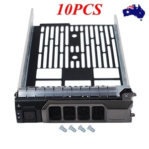 10PCS KG1CH 3.5inch Hot Swap SAS/SATA Hard Drive Tray for Dell PowerEdge R710 - Picture 1 of 11
