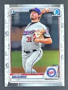 JORDAN BALAZOVIC 2020 Bowman #BCP-123 1st Bowman Chrome Twins - Picture 1 of 2