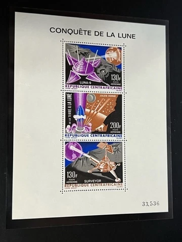 Central African Republic SS C38a MH Cover
