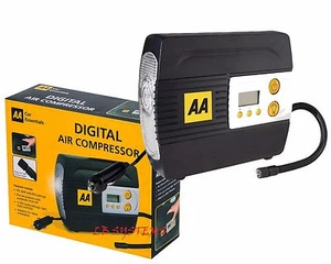 AA LCD Digital Air Tyre Compressor Inflator 3 Mode LED Lamp - Picture 1 of 1
