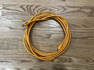 Tether Tools TetherPro USB 3.0 Male Type-A to USB 3.0 Micro-B Cable 15', Orange - Picture 1 of 2