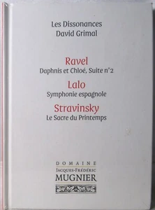 David Grimal - LES DISSONANCES Ravel/Lalo/Stravinsky (Blu-Ray) >NEW< Muginer - Picture 1 of 2