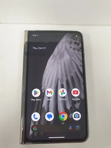 Google Pixel Fold 256gb White G9FPL (Unlocked) Fully Functional DV1758 - Zdjęcie 1 z 11