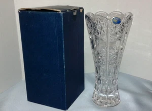 Bohemia 8" VASE TSCHECHISCHE REPUBISCHE GERÄUSCHT, 24 % BLEIGLAS, VERPACKT - Bild 1 von 13