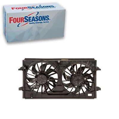 4 Seasons Dual Radiator and Condenser Fan Assembly For 2006-2010 Pontiac G6 - Image 1 of 4