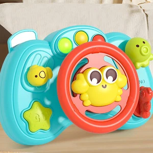 Kids Steering Wheel Toys Simulated Sound Driving Pretend Play Toy Car Controller - Picture 1 of 12