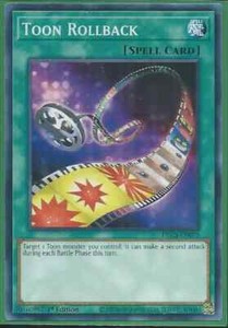 Yugioh - Toon Rollback - 1st Edition Card