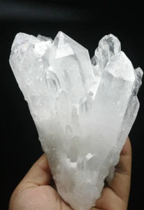 Hermosa muestra mineral de punto de racimo de cristal de cuarzo blanco natural de 2,11 lb - Imagen 1 de 12