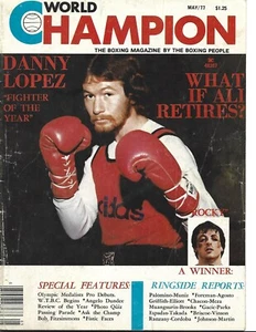 MAYO 1977 CAMPEÓN MUNDIAL DE BOXEO REVISTA DANNY LOPEZ ROCKY BALBOA PALOMINO CHACON - Imagen 1 de 1