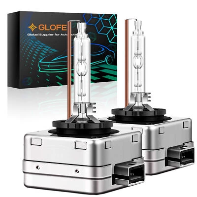 2x 4300K Front HID Headlight Bulbs For Cadillac Escalade 2007-2014 Low & High - Image 1 of 4