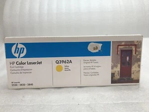 Genuine HP Q3962A Color Yellow Toner Cartridge For HP LaserJet 2550/2820/2840 - Picture 1 of 5