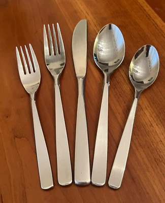 The Cellar CLF22 Japan Satin Handle Stainless Flatware - Choice - Image 1 of 3