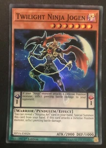 Twilight Ninja Jogen | SHVA-EN026 | Super Rare | 1st Edition | YuGiOh TCG - Picture 1 of 3