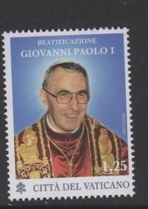VATICANO 2022 beatificazione Giovanni Paolo I nuovo gomma integra mnh - Picture 1 of 1